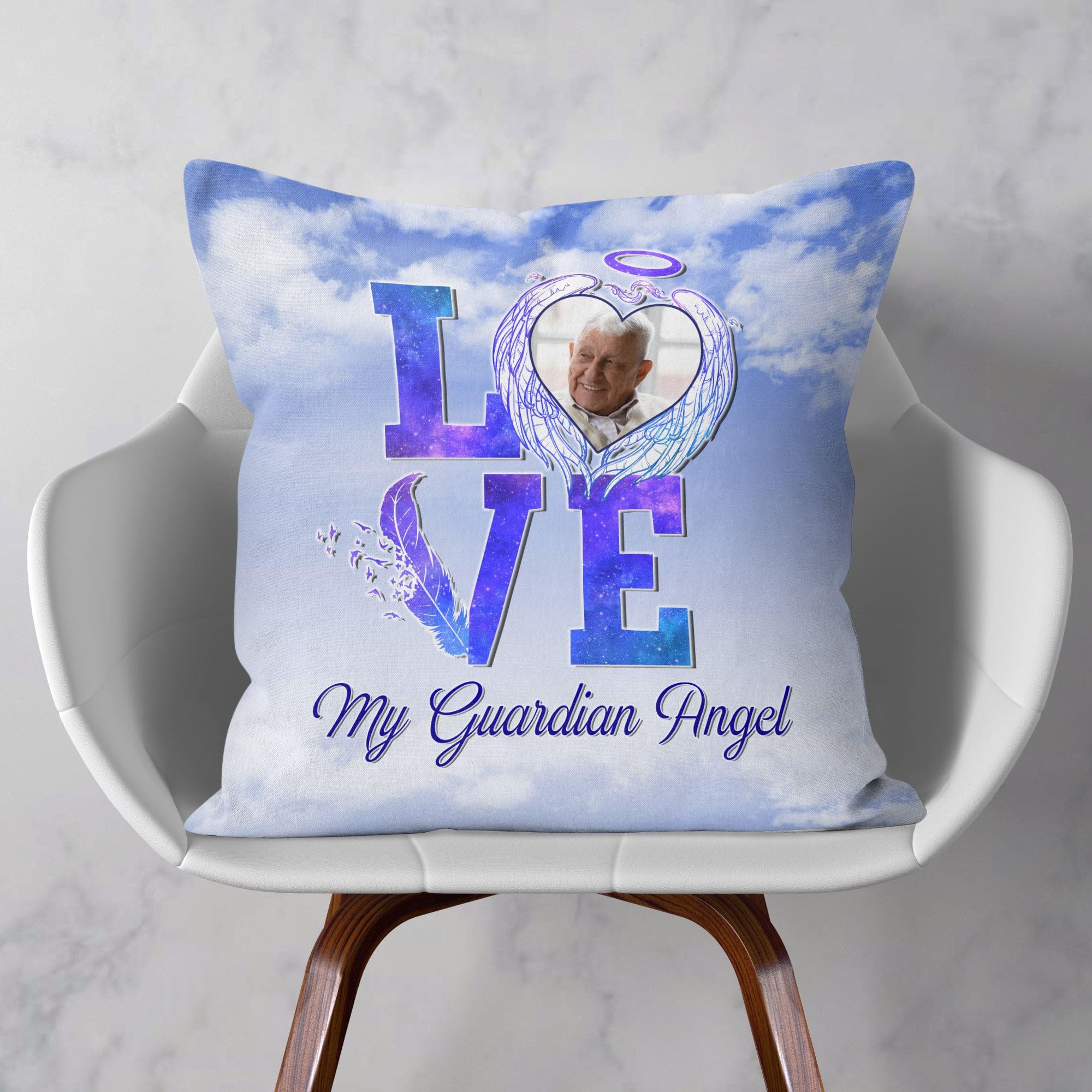 Amazon.com: My Guardian Angel - Personalized Photo Pillow (Insert